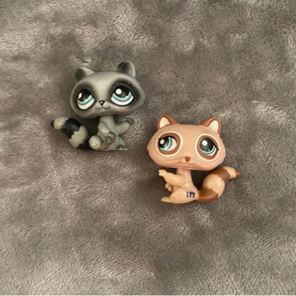 LPS Raccoon Lot (2) #196 #1409